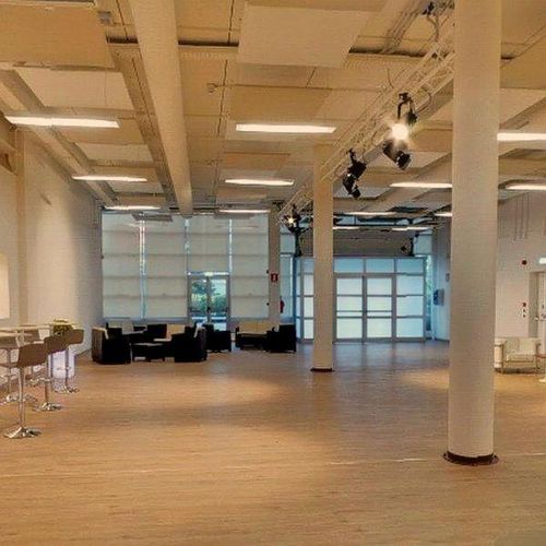 Painel de absorção acústica para teto - Solaris Tende srl - para forro de teto / suspenso / em material têxtil