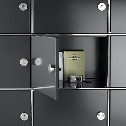 Armário de vestiário metálico - INOX-BOX - Dynamobel - de chave / para escritório / para armazenamento