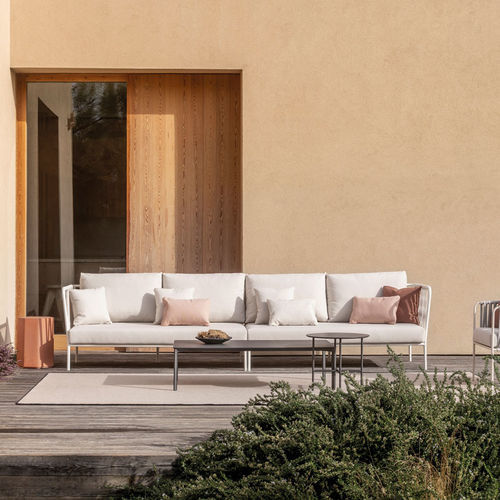 Sofá modular - Nido - expormim - contemporâneo / para ambiente externo / em tecido