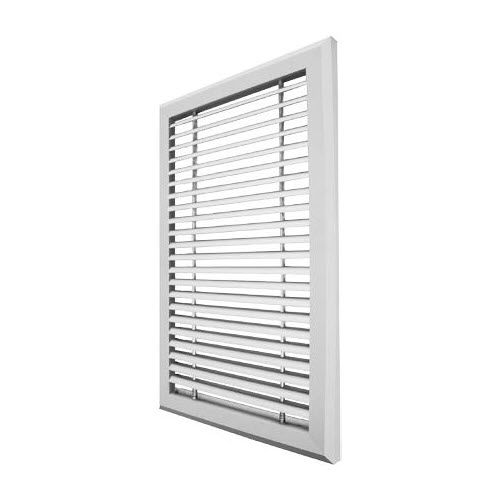 Grelha de ventilação em alumínio - LAM'AIR - Adexsi - retangular / quadrada / para ambiente externo