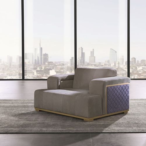 Poltrona contemporânea - PO73 CUBE  - CARPANELLI - em tecido