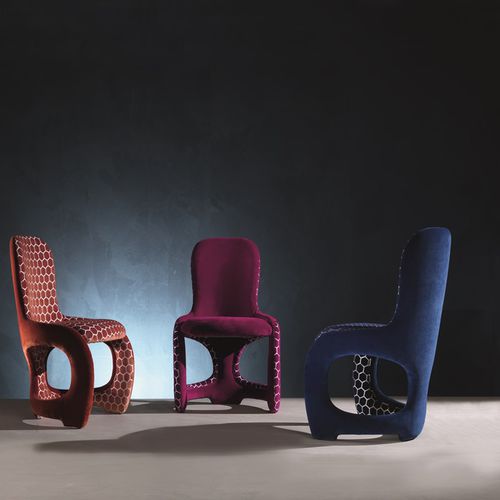 Cadeira contemporânea - SE48 VENERE  - CARPANELLI - para ambiente interno / em couro / estofada