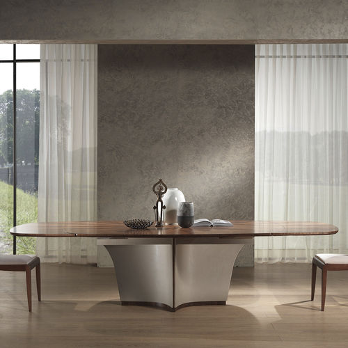 Mesa de jantar contemporânea - TA61B DESYO - CARPANELLI - em madeira / com base em madeira / com base em couro