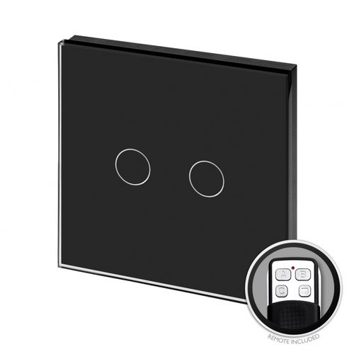 Interruptor com controle remoto - 00371 - Retrotouch - Touch / de embutir / duplo