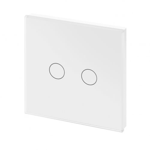 Interruptor Touch - 00367 - Retrotouch - de embutir / duplo / em cromo