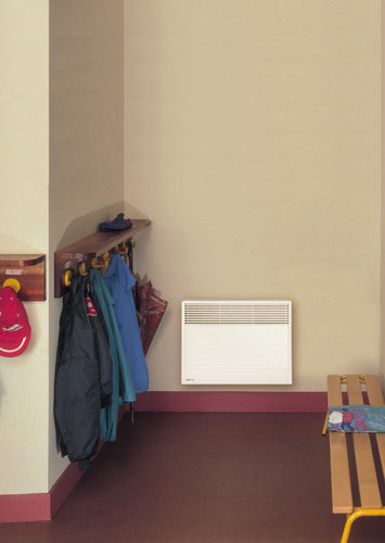 Convector elétrico - ANTI-CHOC - NOIROT - em aço / de parede / horizontal