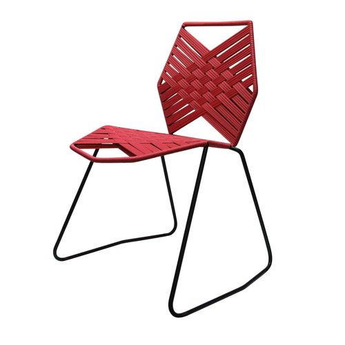 Cadeira contemporânea - THE ECO-TROPICALIA - Miniwiz S.E.D. Co. Ltd. - para ambiente interno / em aço / empilhável