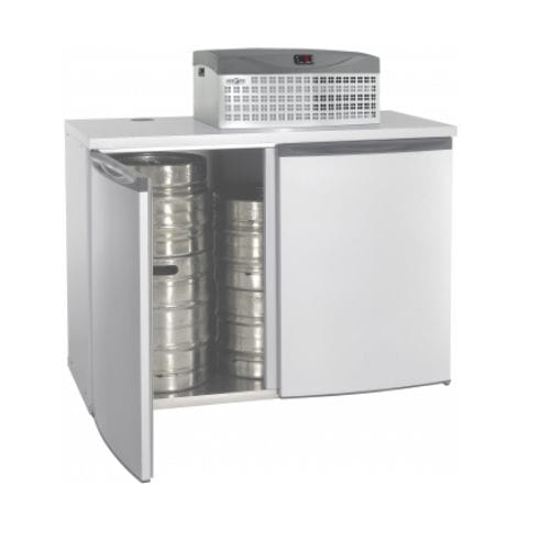 Armário para bebidas da linha comercial - V1 - Mercatus S.A. - horizontal / com 2 portas