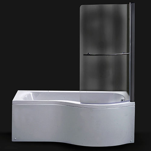 Resguardo de banheira fixo - MARLOW - Awal Bathsystem - em vidro temperado / com moldura