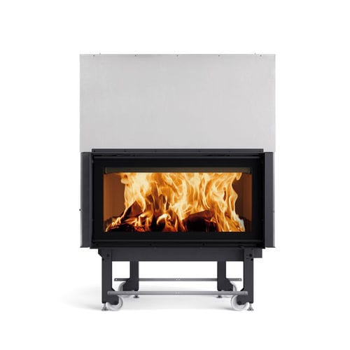 Lareira a lenha - MONOBLOCCO 1000 EVO - La Nordica-Extraflame - de embutir / Face única / fechada