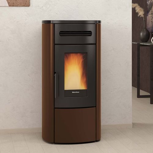 Salamandra a pellets - GUENDA IDRO - La Nordica-Extraflame - 10 kW–20 kW / de piso / contemporânea