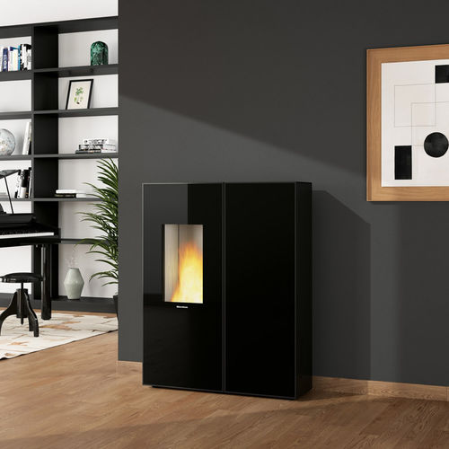 Salamandra a pellets - SHARON PLUS CRYSTAL - La Nordica-Extraflame - 0–5 kW / 5 kW–10 kW / de piso