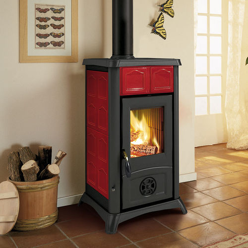 Salamandra a lenha - GEMMA - La Nordica-Extraflame - 6 kW / tradicional / em cerâmica