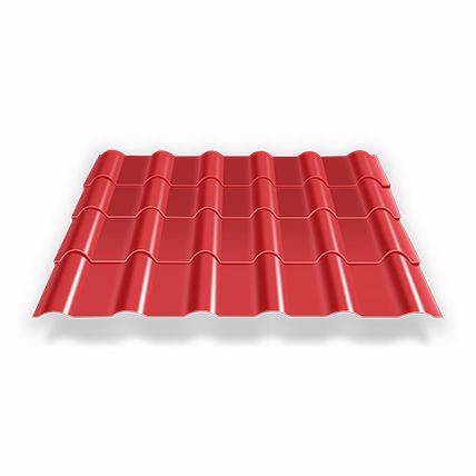 Telhado inclinado - FFGI - FANGXING BUILDING MATERIALS - metálico / efeito de telhado de telha / efeito de metal