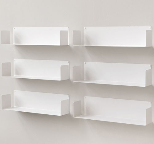 Estante de parede - U6-601560B - TEEbooks - contemporânea / em aço laqueado / da linha comercial
