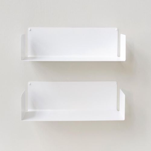 Estante de parede - US-45x2 - TEEbooks - modular / contemporânea / em aço laqueado