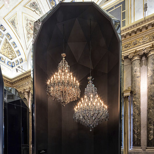 Lustre clássico - EMPRESS - LASVIT - em vidro