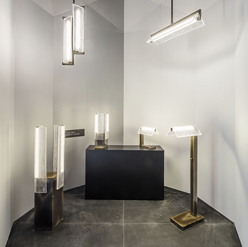 Luminária de piso - TAC TILE - LASVIT - metálica / em vidro / contemporânea