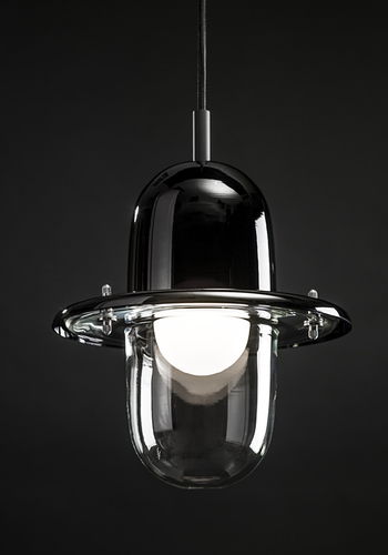 Pendente - HATS - LASVIT - em vidro / em aço inoxidável / de design industrial