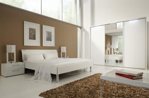 Cama de casal - FARGO - Nolte - contemporânea / em madeira