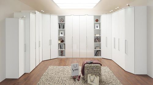 Guarda-roupa de canto - HORIZONT 6000 - Nolte - contemporâneo / em madeira / com portas de abrir