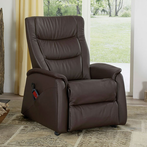 Poltrona de descanso contemporânea - CUMULUS VARIOFLEX : 7957 - Himolla Polstermöbel - em couro / reclinável / elétrica