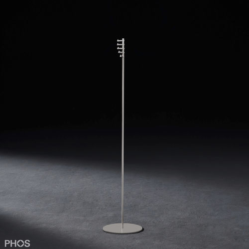 Cabideiro de piso - T1 - PHOS Design GmbH - de design minimalista / em aço revestido a pó / em aço inoxidável escovado