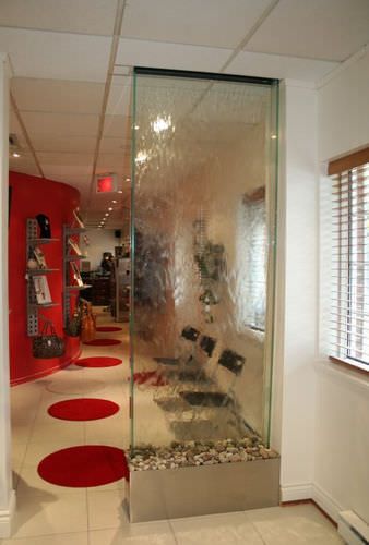Painel borbulhador autoportante - SALON DE COIFFURE - Espace d'eau France - em vidro