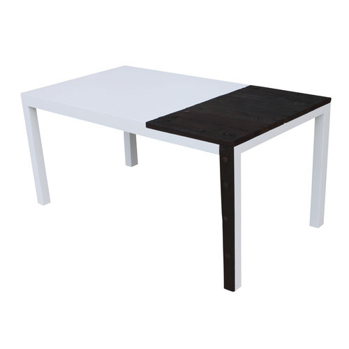 Mesa contemporânea - FASINA  - ICI ET LA - em madeira maciça / em MDF laqueado / retangular