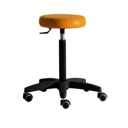 Banqueta de trabalho contemporânea - HARLEY - Salon Ambience - com base em aço cromado / com base em plástico / com rodízios