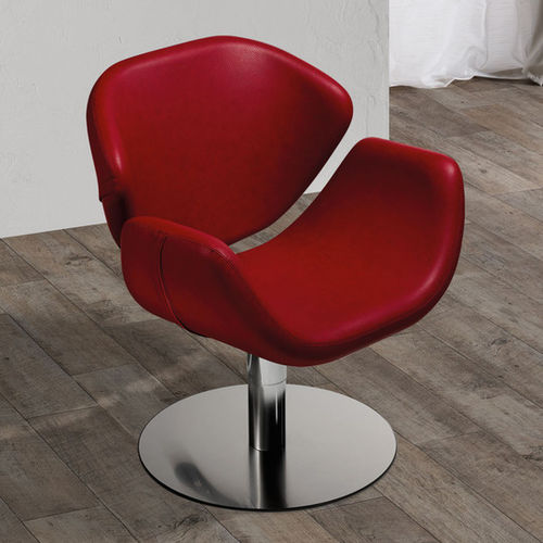 Poltrona de cabeleireiro contemporânea - OLIMPIA - Salon Ambience - em couro sintético / em madeira / reclinável