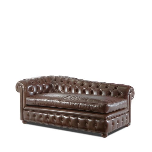 Divã Chesterfield - DORMEUSE CHESTERFIELD - Divani Santambrogio - em couro