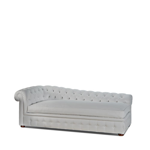 Divã Chesterfield - CHESTER - Divani Santambrogio - em couro / em madeira