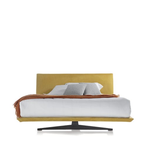 Cama de casal - GLAMOUR - Divani Santambrogio - moderna / estofada / com cabeceira