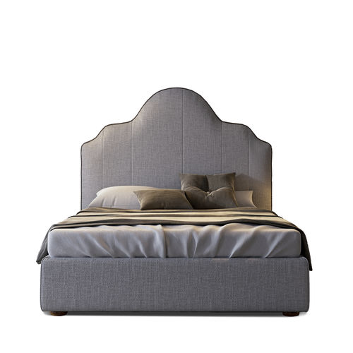 Cama de casal - ATENA - Divani Santambrogio - de solteiro / moderna / estofada