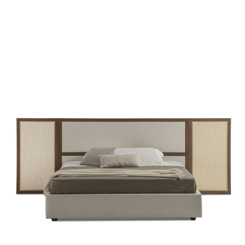 Cama de casal - N. 25 - Divani Santambrogio - contemporânea / com cabeceira / personalizável