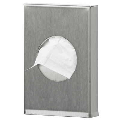 Dispenser de sacos para descarte de absorventes de parede - HB 2 E ST - OPHARDT Hygiene-Technik GmbH - manual / em aço inoxidável