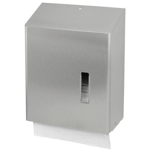 Dispenser de papel toalha de parede - HSU 31 E ST - OPHARDT Hygiene-Technik GmbH - em aço inoxidável / da linha comercial