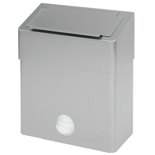 Lixeira para banheiro - HBU 6 E ST - OPHARDT Hygiene-Technik GmbH - de parede / em aço inoxidável / com dispensador de sacolas