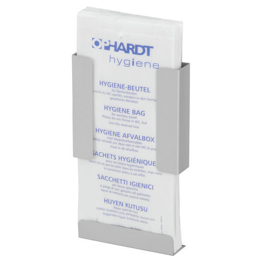 Dispenser de sacos para descarte de absorventes de parede - HB 1 A - OPHARDT Hygiene-Technik GmbH - manual / em alumínio