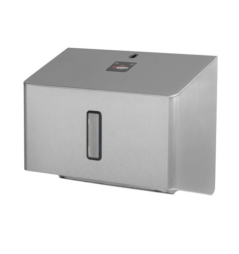 Dispenser de papel toalha de parede - PTU 15 E ST - OPHARDT Hygiene-Technik GmbH - em aço inoxidável escovado / para banheiro coletivo