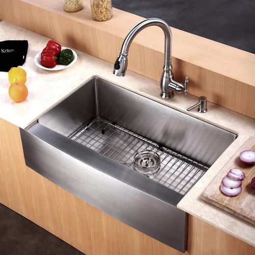 Pia com 1 cuba - AYA kitchens - sem escorredor / em aço inoxidável / de semiencaixe