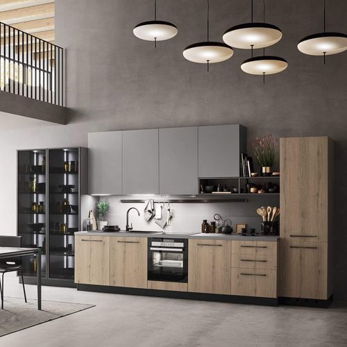 Cozinha contemporânea - Sky - Ar-Tre - em laminado melamínico / com ilha / de tamanho médio