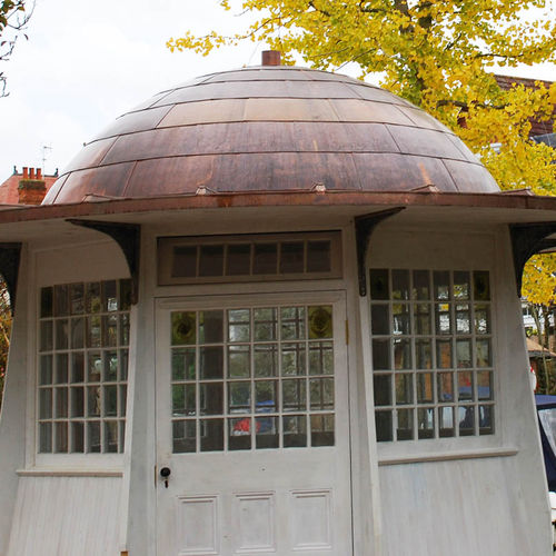 Telhado em cobre - SUMMERHOUSE ROOF RESTORATION - Peters Roofing - efeito de telhado de telha / efeito de metal / zipado