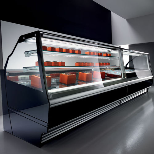 Vitrina refrigerada tipo balcão - ELETTRA - Frigomeccanica - para confeitaria / em aço inoxidável / com porta