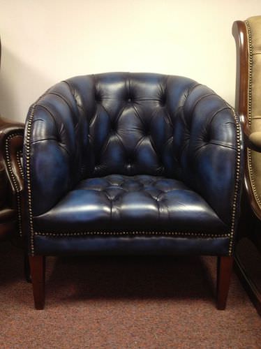 Poltrona Chesterfield - BURGHLEY TUB - distinctive chesterfields - em couro
