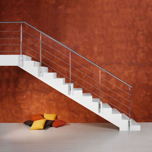 Guarda-corpo metálico - Jazz - CAST DESIGN - com barras / para ambiente interno / para escada