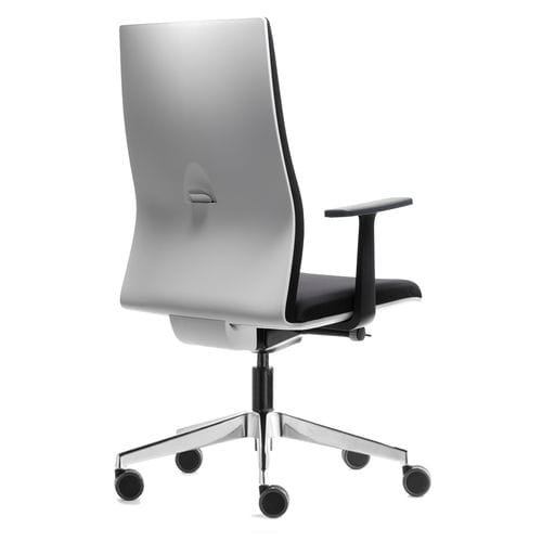 Cadeira de escritório contemporânea - TOUCH - Forma 5 - para ambiente interno / em tecido / com base metálica