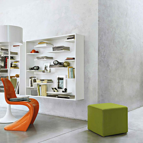 Puff contemporâneo - POUF  - LEMA Home - em tecido / em couro / redondo
