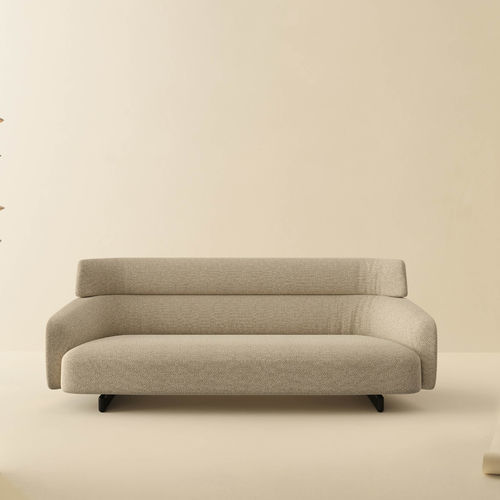 Sofá contemporâneo - ARES - LEMA Home - em tecido / em couro / bege